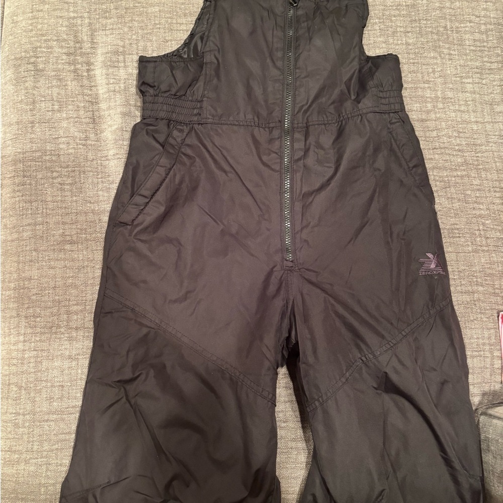 ZeroXposur Black Snow Bib with Zipper
